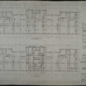 First  floor framing plan, second floor framing plan