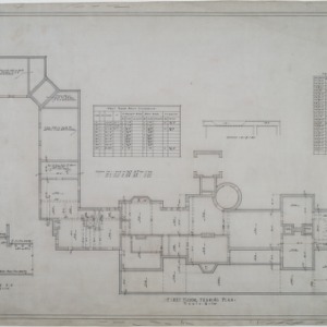 First floor framing plan
