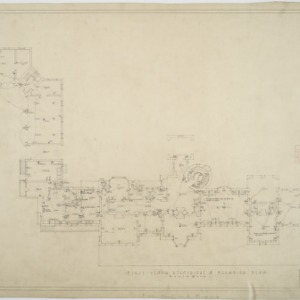First floor electrical and plumbing plan