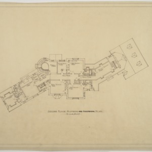 Second floor plumbing plan
