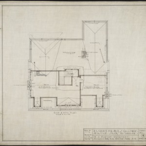 Roof and attic plan