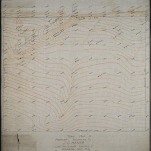 Topo map of property belonging to J. G. Hanes