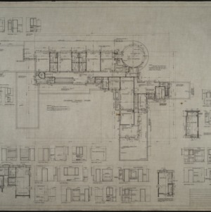 Second floor plan, second floor details