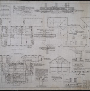 Plumbing, heating, and structural plans