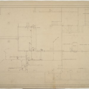 Partial basement plan, S & W Cafeteria