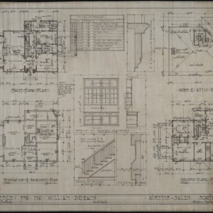 Floorplans and Stair Details