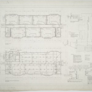 Basement and foundation plan, floor plan