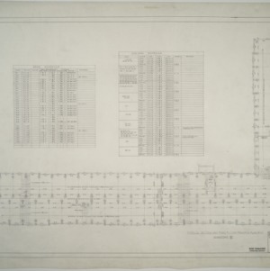 Second and third floor framing plans, Dormitory E