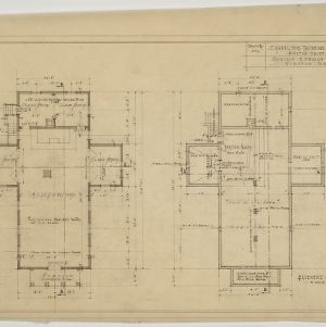 Floor plan, basement plan