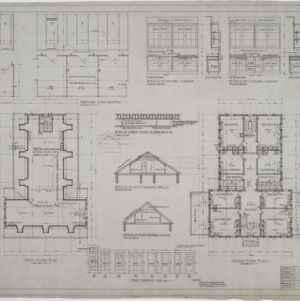 Second floor plan, attic floor plan