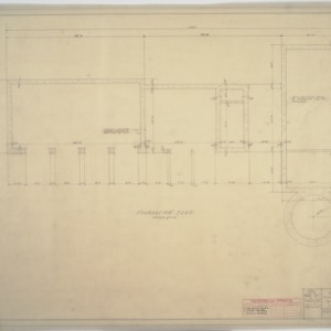 Building 'B' foundation plan