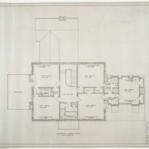 George Flynt Residence -- Second floor heating plan
