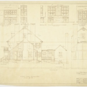 George Flynt Residence -- Right side elevation