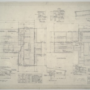 Mrs. Sheldon Residence -- Framing plan and details