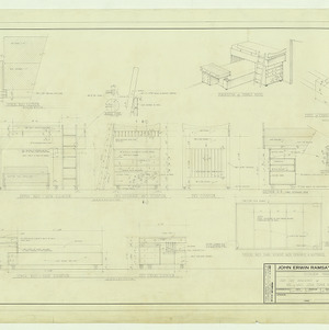 Mr. and Mrs. John Erwin Ramsay, Sr., residence -- Preliminary drawings -- Bedroom Furniture Plan