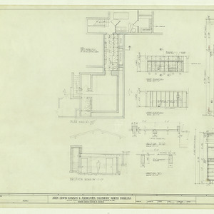 Mr. and Mrs. John Erwin Ramsay, Sr., residence -- Preliminary drawings -- 1962 Addition Basement
