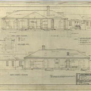 Residence for Mr. and Mrs. Don Walser, Elevations