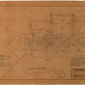 Residence for Mr. and Mrs. Don Walser, Basement Plan - Heating, Air Conditioning, and Electricity