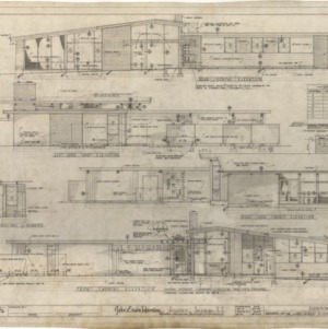 Residence for Mr. and Mrs. Robert J. Levin, Elevations