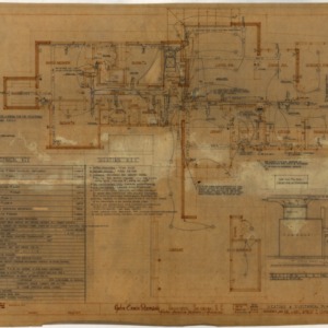 Residence for Mr. and Mrs. Robert J. Levin, Heating and Electrical Plans