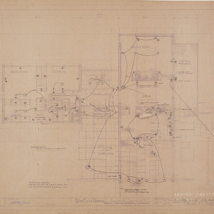 Mr. and Mrs. W. C. Stanback residence -- Plumbing & electrical plans [PE-1]
