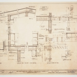 Dr. Elizabeth Phillips Residence, Wall Sections