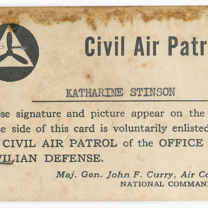 Katharine Stinson Civil Air Patrol ID (2)