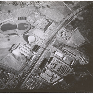 Aerial view of NC State fairgrounds