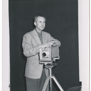 John Mattox with camera