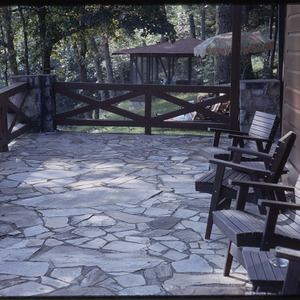 Stone porch, circa October 1971