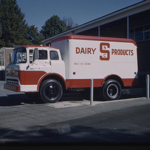 NC State dairy truck, circa December 1958