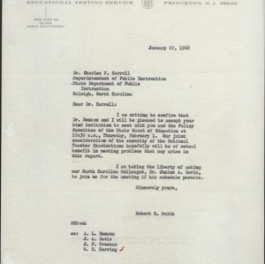 National Teachers Exam Binder (2 of 3) 1968 (File box 137)