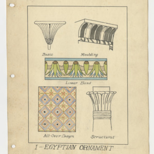 Egyptian Ornament Page by Martha Andrews
