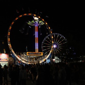 North Carolina State Fair 2010 at Night