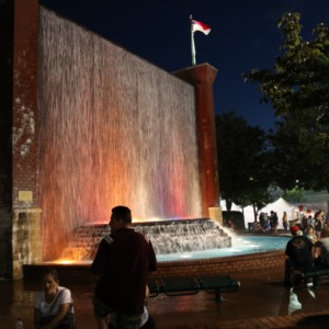 Water fountain at North Carolina State Fair, 2018