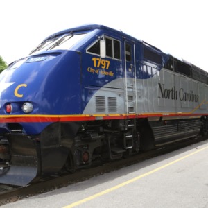Amtrak Train In Raleigh
