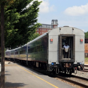 Amtrak Train In Raleigh
