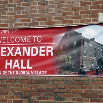 Banner On Alexander Hall