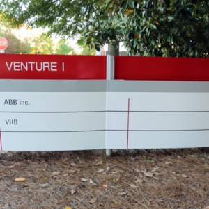 Venture I Building Sign May 2017
