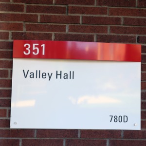 Valley Hall Sign May 2017