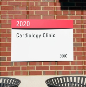 Cardiology Clinic Sign May 2017