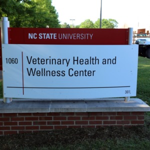 Veterinary Health and Wellness Center Sign May 2017
