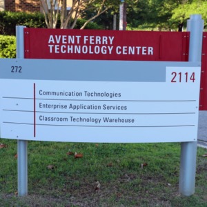 Avent Ferry Technology Center Sign May 2017