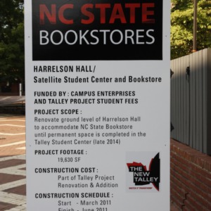 Talley Project, Bookstore Sign