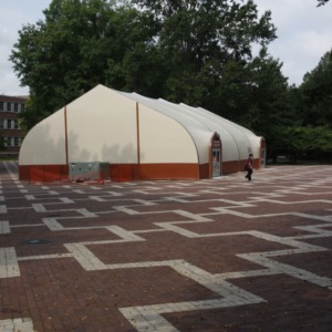 Brickyard Bubble Temporary Food Court Seating