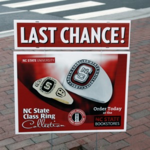 Class Ring Sign