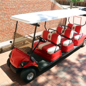 Electric transporter on N. C. State campus