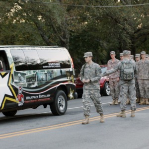 Army ROTC at Homecoming Parade
