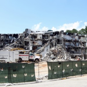 Harrelson Hall Demolition, July 2016