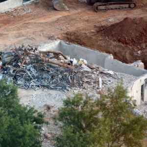 Harrelson Hall Demolition, August 2016